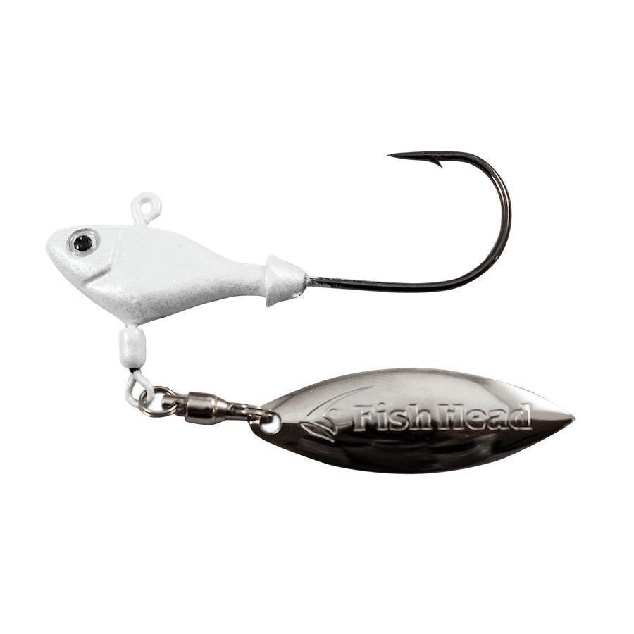 Fish Head Spin Pearl White 1/2 oz 