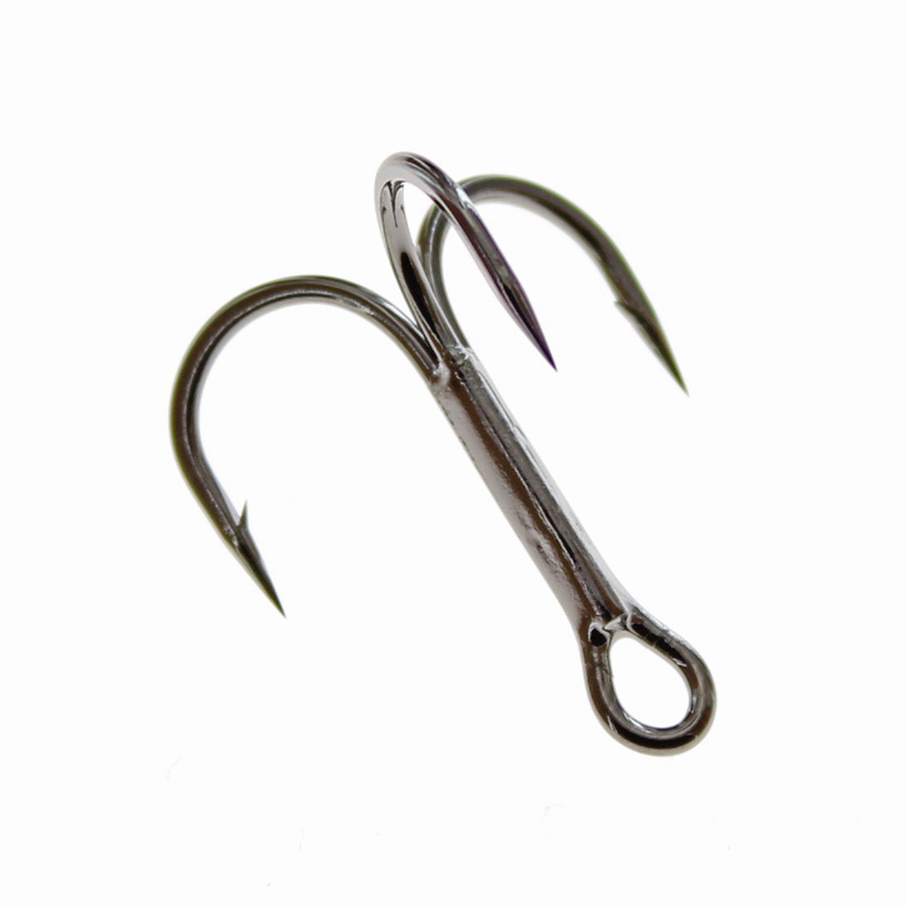 Gamakatsu 2X Strong Round Bend Treble Hooks-