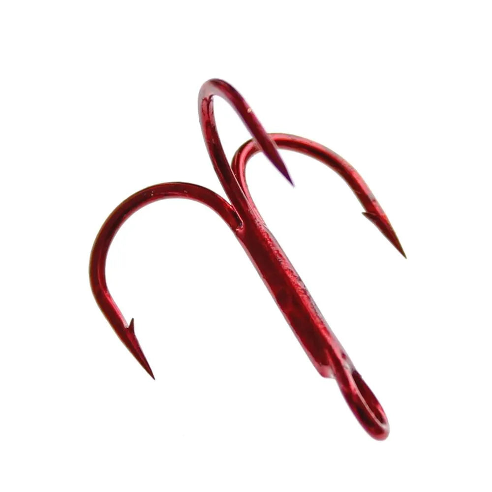 Gamakatsu Treble Round Bend Hook Red 