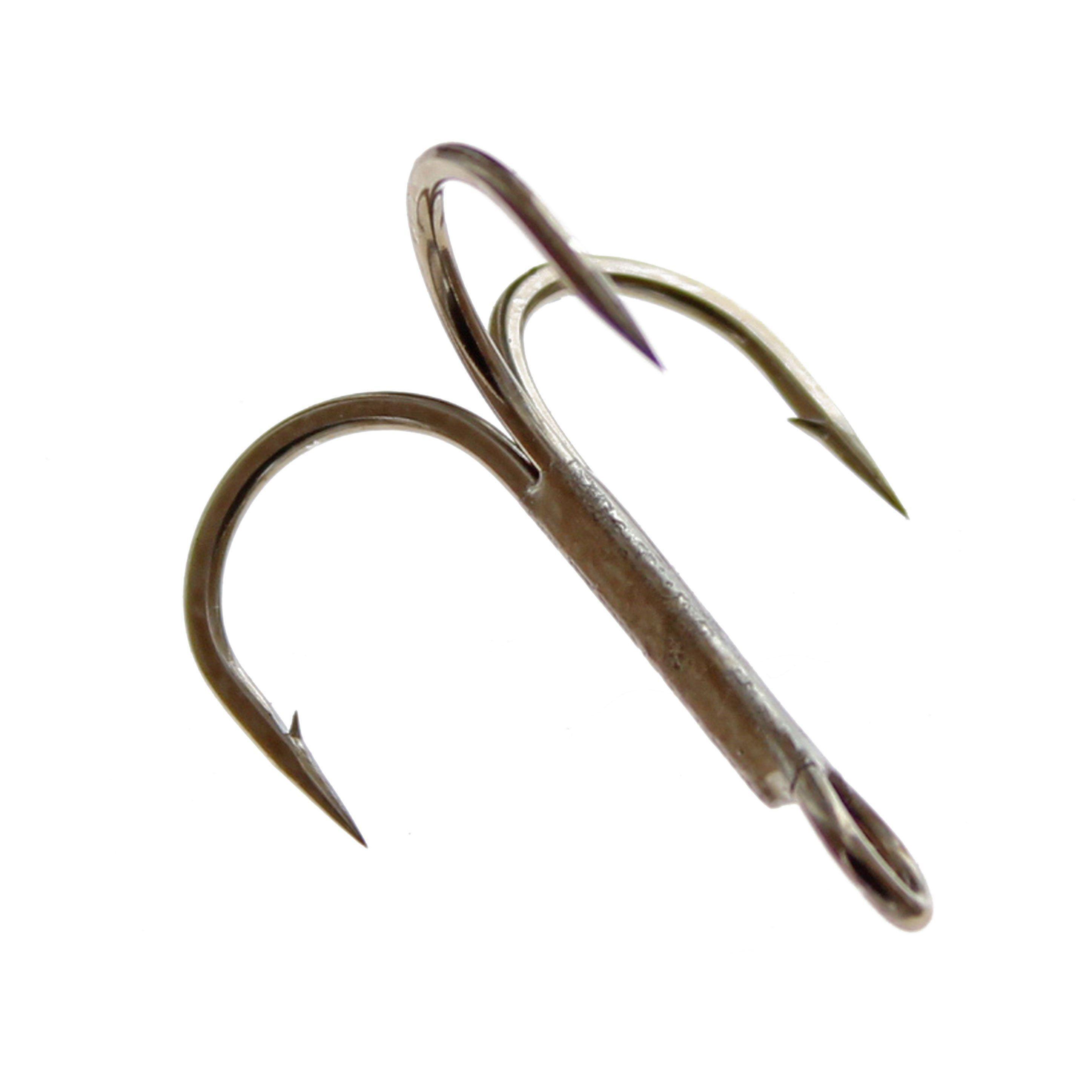 Gamakatsu Treble Round Bend Hooks Bronze-
