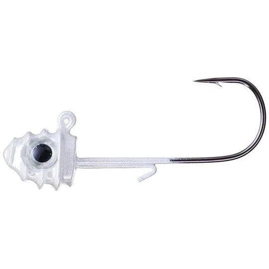 Gambler FF Series Jig Head 2pk 1/4 2/0 Pearl 
