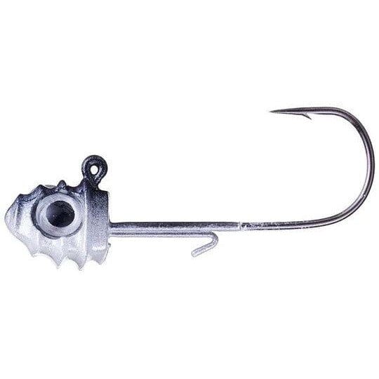 Gambler FF Series Jig Head 2pk 1/4 2/0 Ghost 