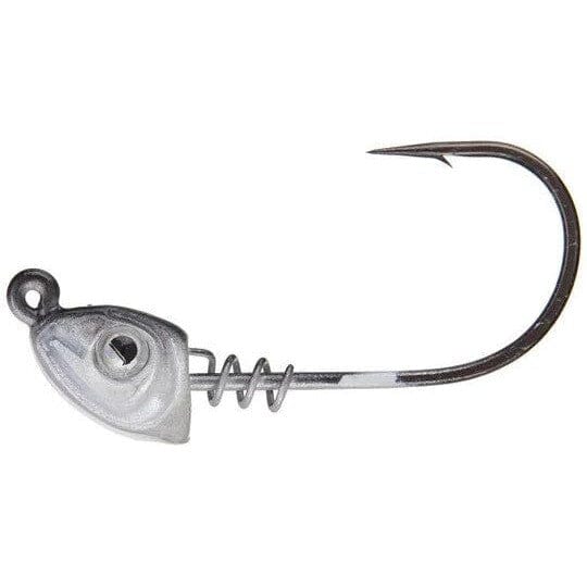 Gambler GOAT Locked Up Shad Swimbait Heads 1/4 2/0 2pk Ghost 