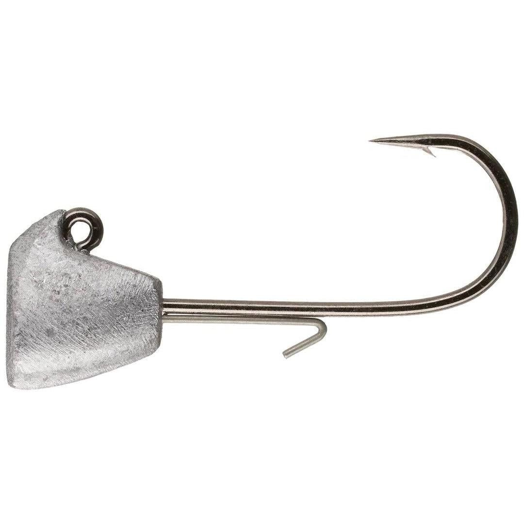Gambler Live Rocker Jig Head 2pk Unpainted No Eyes 1/4oz 1/0 