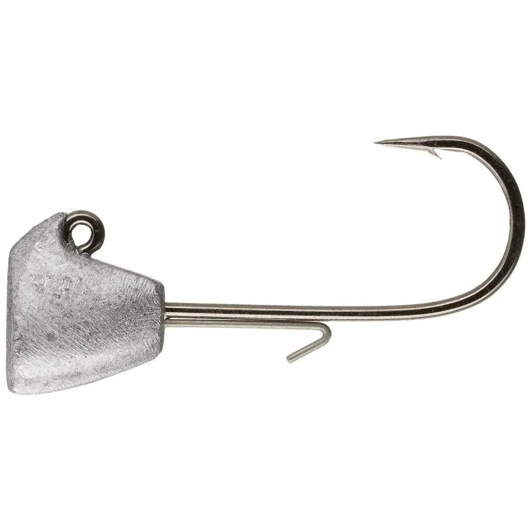 Gambler Live Rocker Jig Head 2pk Unpainted No Eyes 1/4oz 1/0 