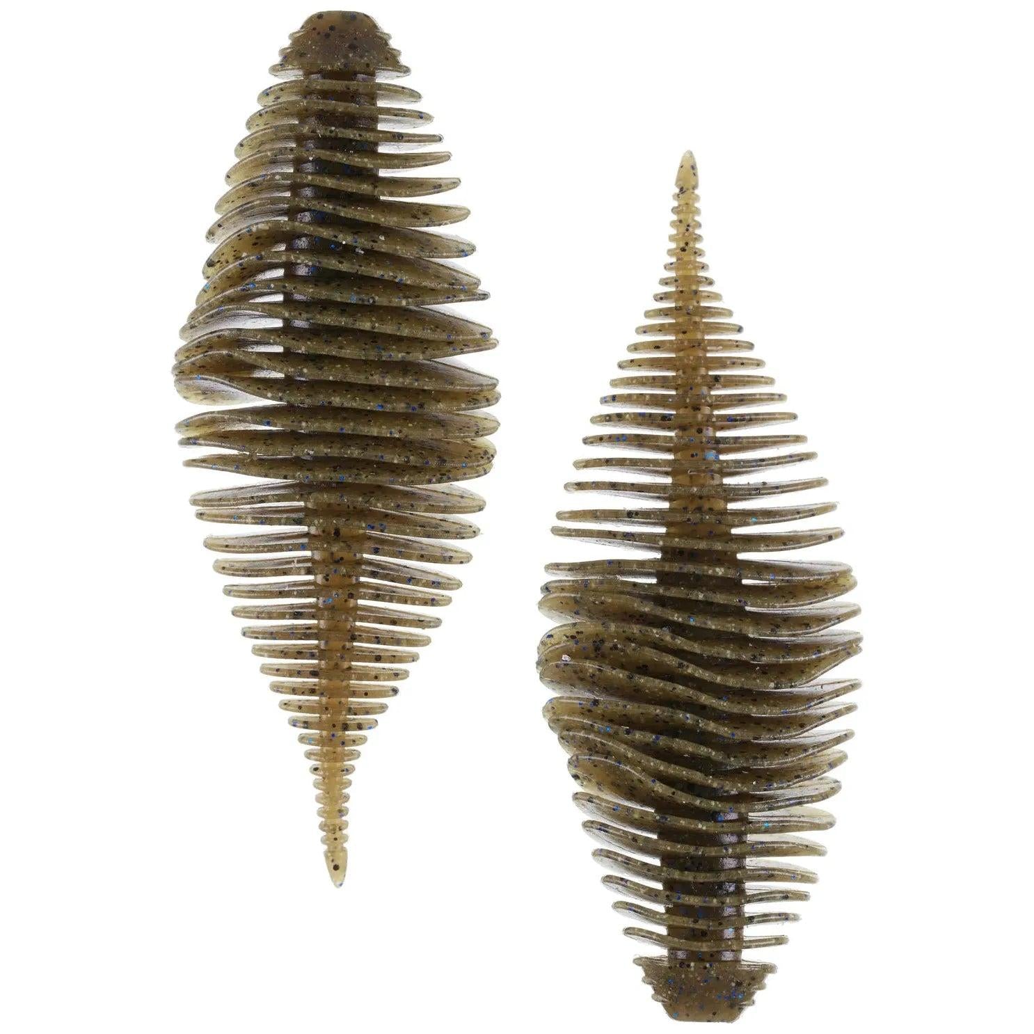 Geecrack Bellows Gill-Green Pumpkin Blue-2.8" 6pk-