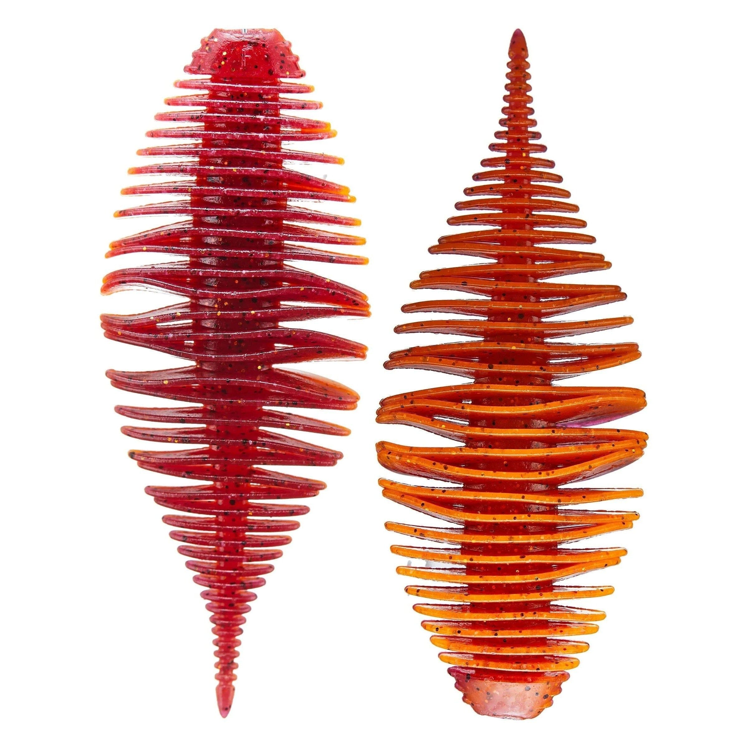 Geecrack Bellows Gill-LV Solar Flare (Orange/Red)-3.8" 5pk-