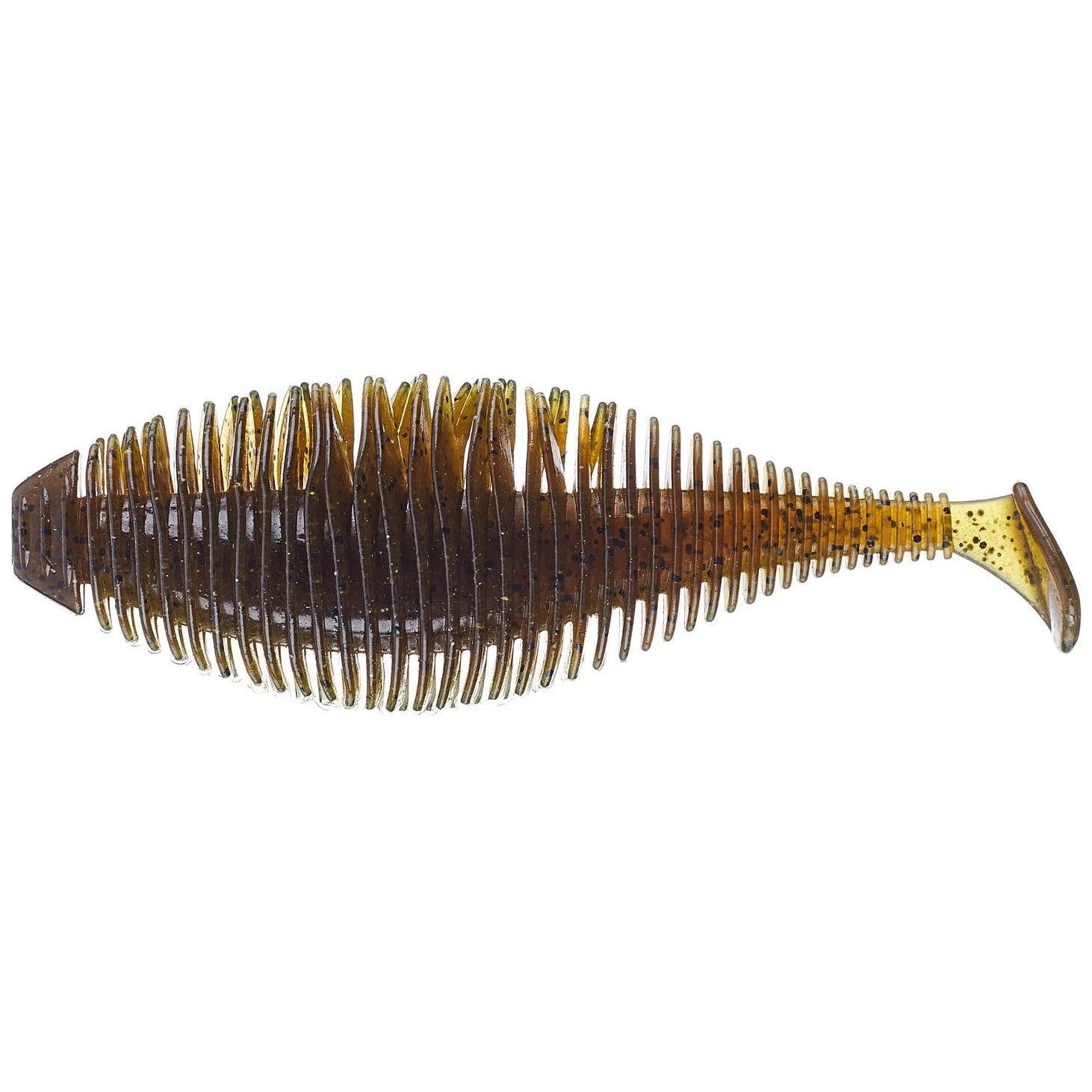 Geecrack Bellows Gill Swimmer-Green Pumpkin-3.2" 5pk-