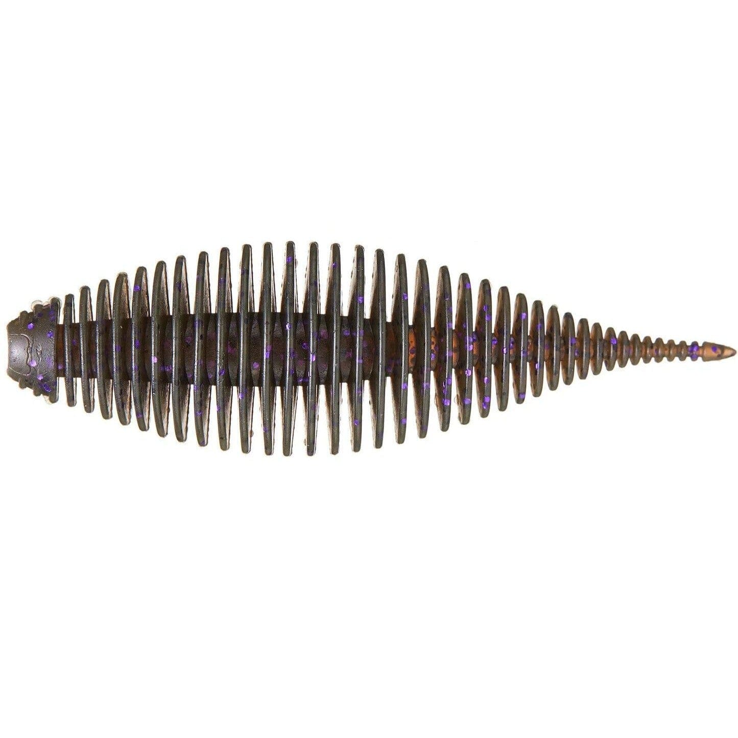 Geecrack Bellows Shad Floating Elastomer-Aj's Dark Juice-3.8" 3pk-