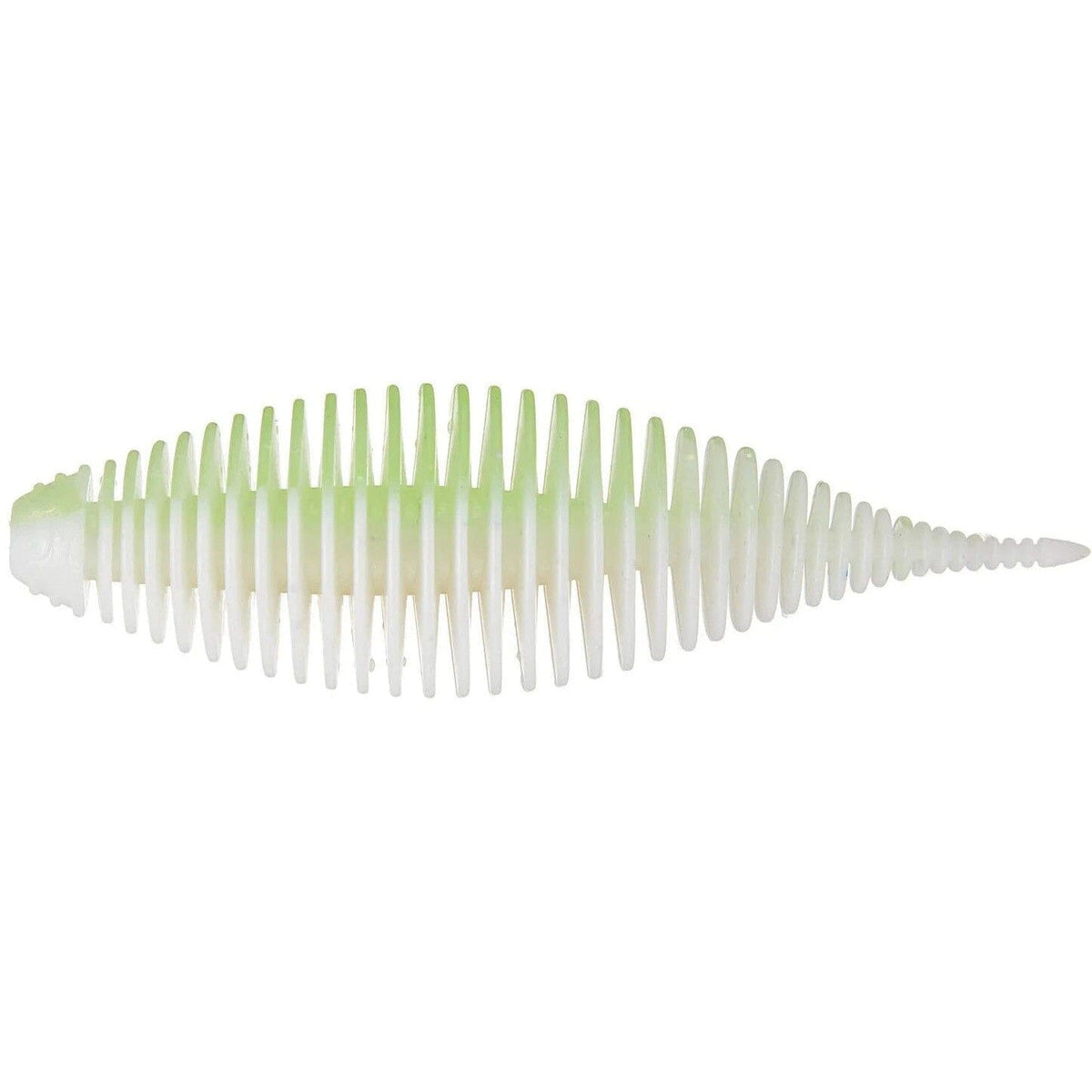 Geecrack Bellows Shad Floating Elastomer Honey Dew 3.8" 3pk 