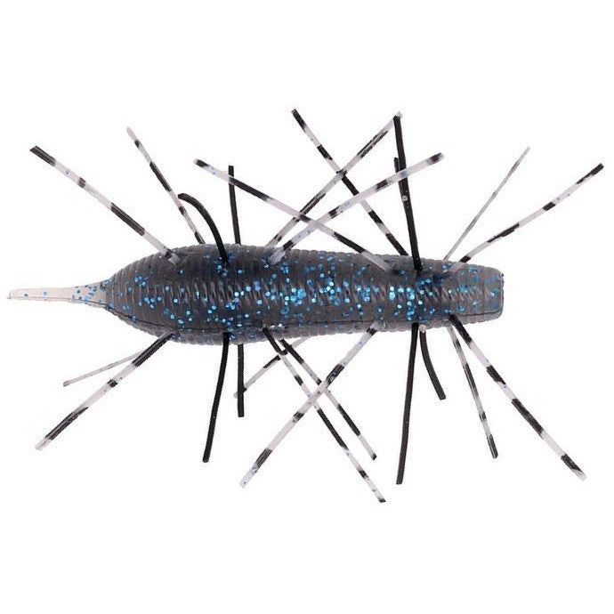 Geecrack Imo Kemushi Floating Stick Worm-Smoke Blue Flake-40mm-