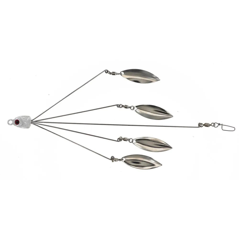 Georgia Blade A-Rig 8" 4 Nickel Blades 5-Wire 1-Hook 