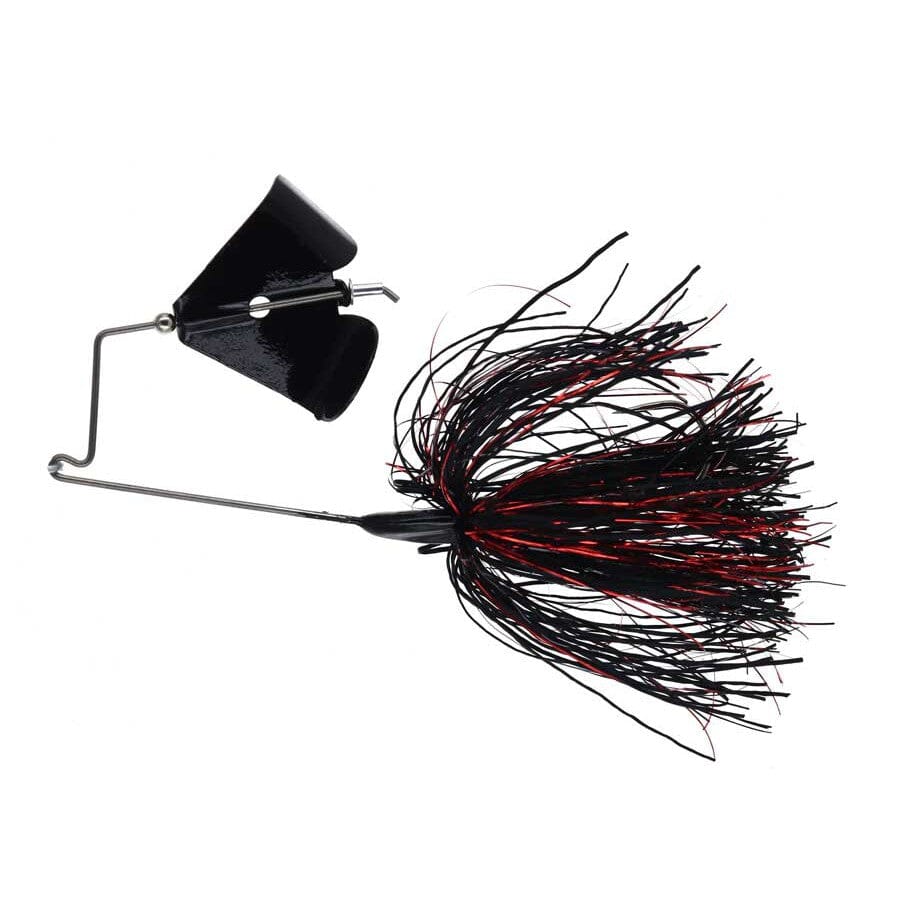 Georgia Blade Buzzbait-Black/Red/Lum-1/2oz-