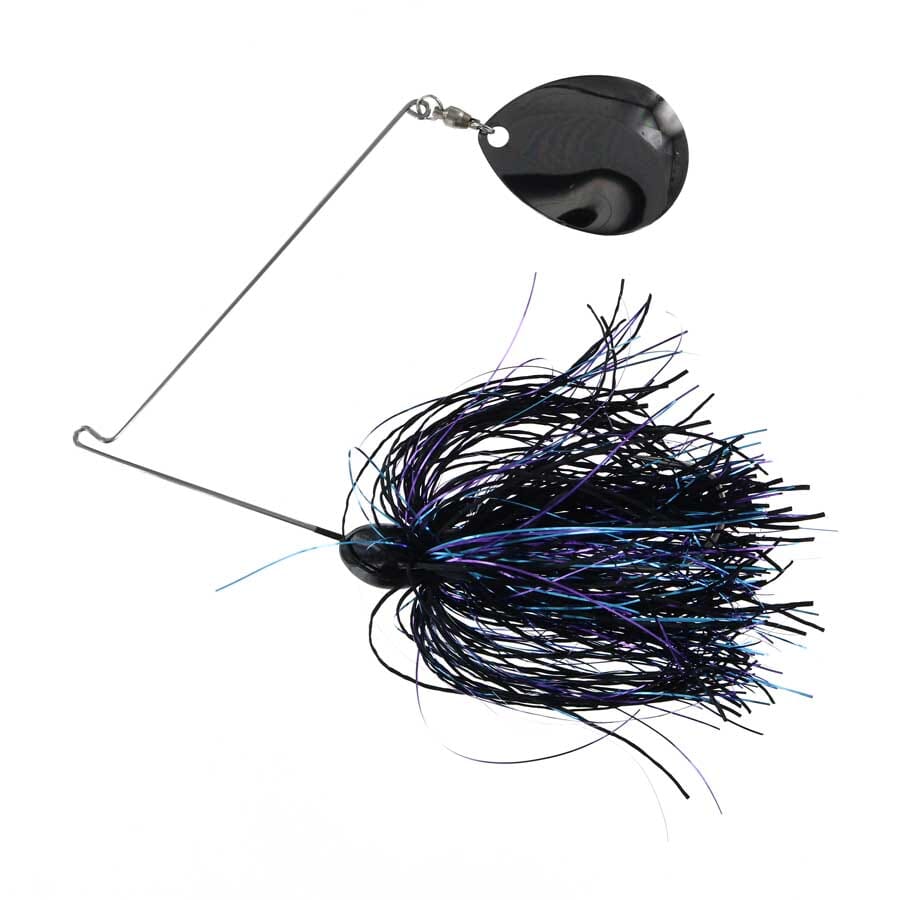 Georgia Blade Night Spinnerbait Lumiflex-1/2 oz-Midnight Madness 710-