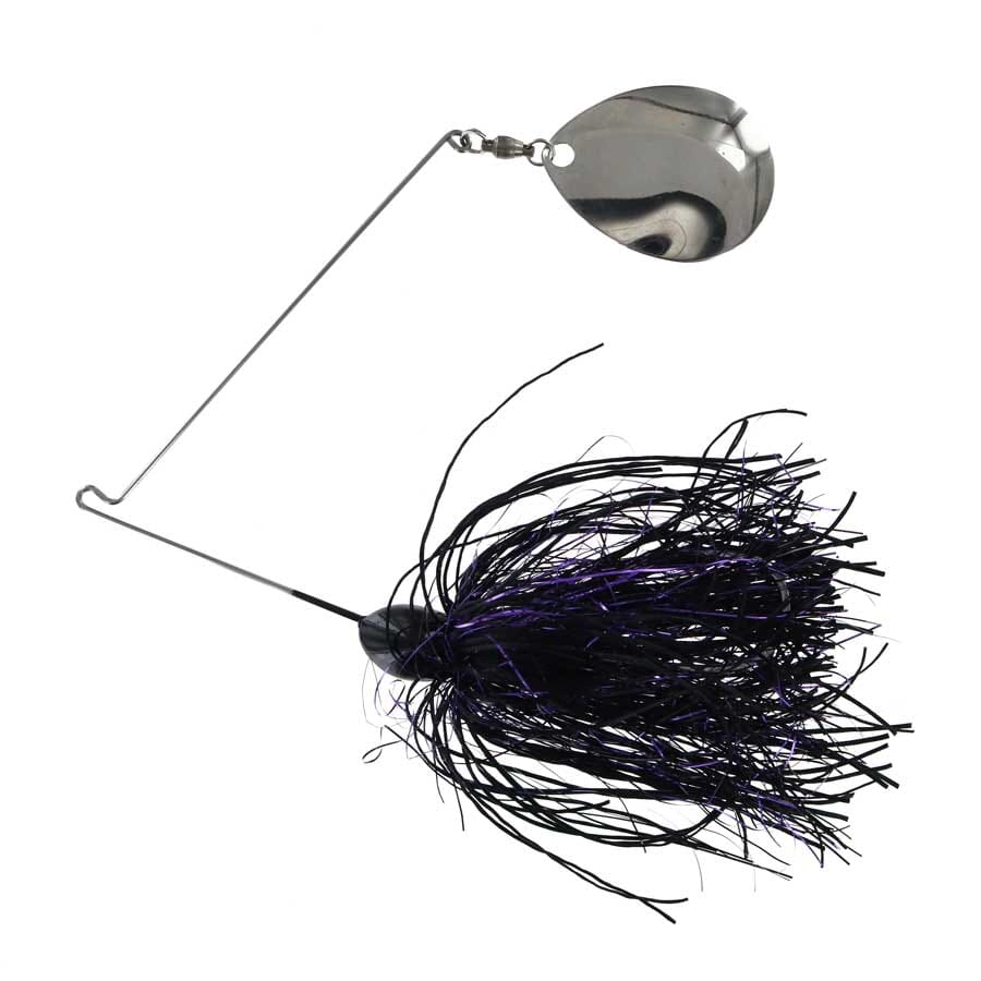 Georgia Blade Night Spinnerbait Lumiflex-1/2 oz-Raven 500-