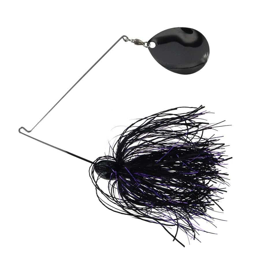 Georgia Blade Night Spinnerbait Lumiflex-1/2 oz-Raven 510-