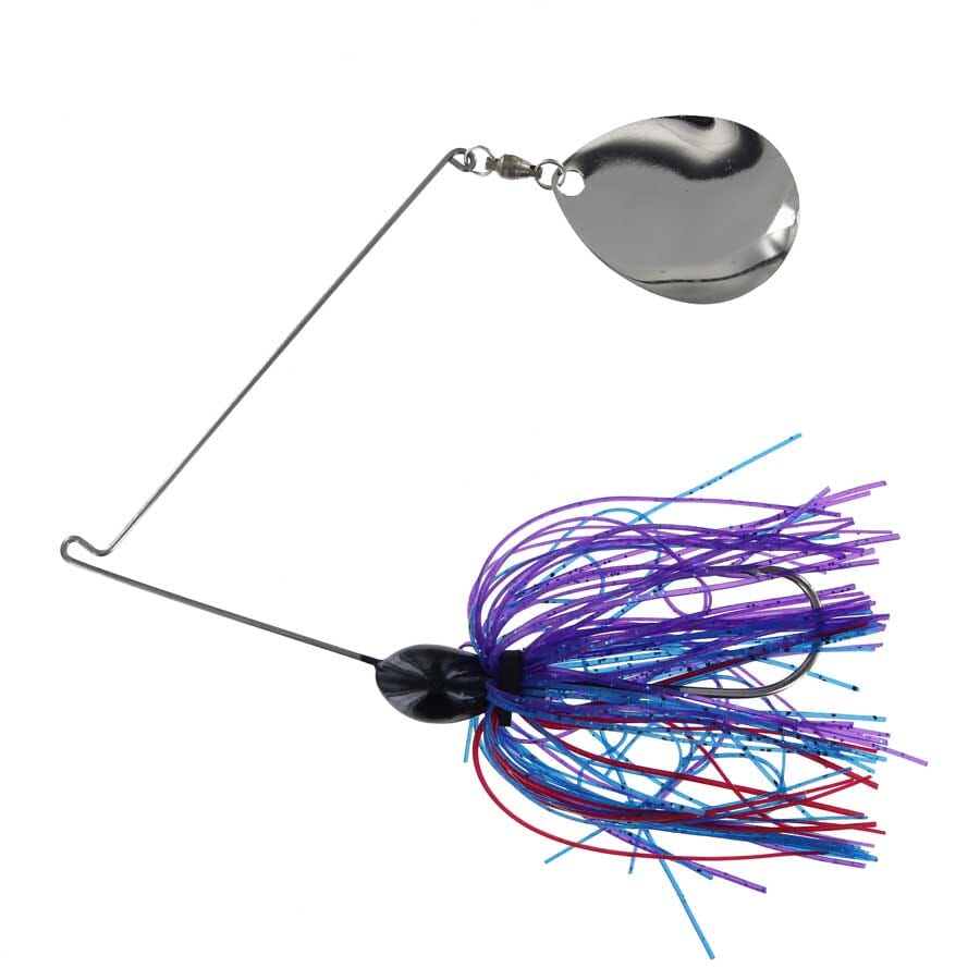 Georgia Blade Night Spinnerbait Silicone-1/2 oz-Peacock 100-