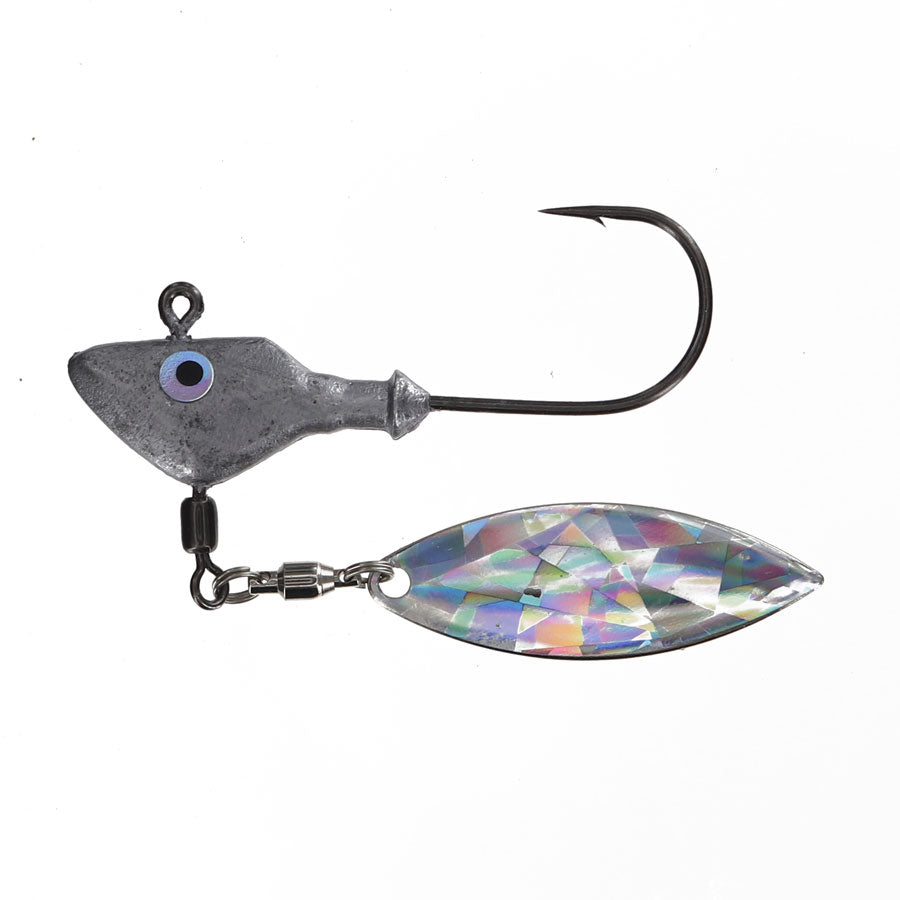 Georgia Blade Underspin-Smoke Head Holo Blade-1/4 oz-