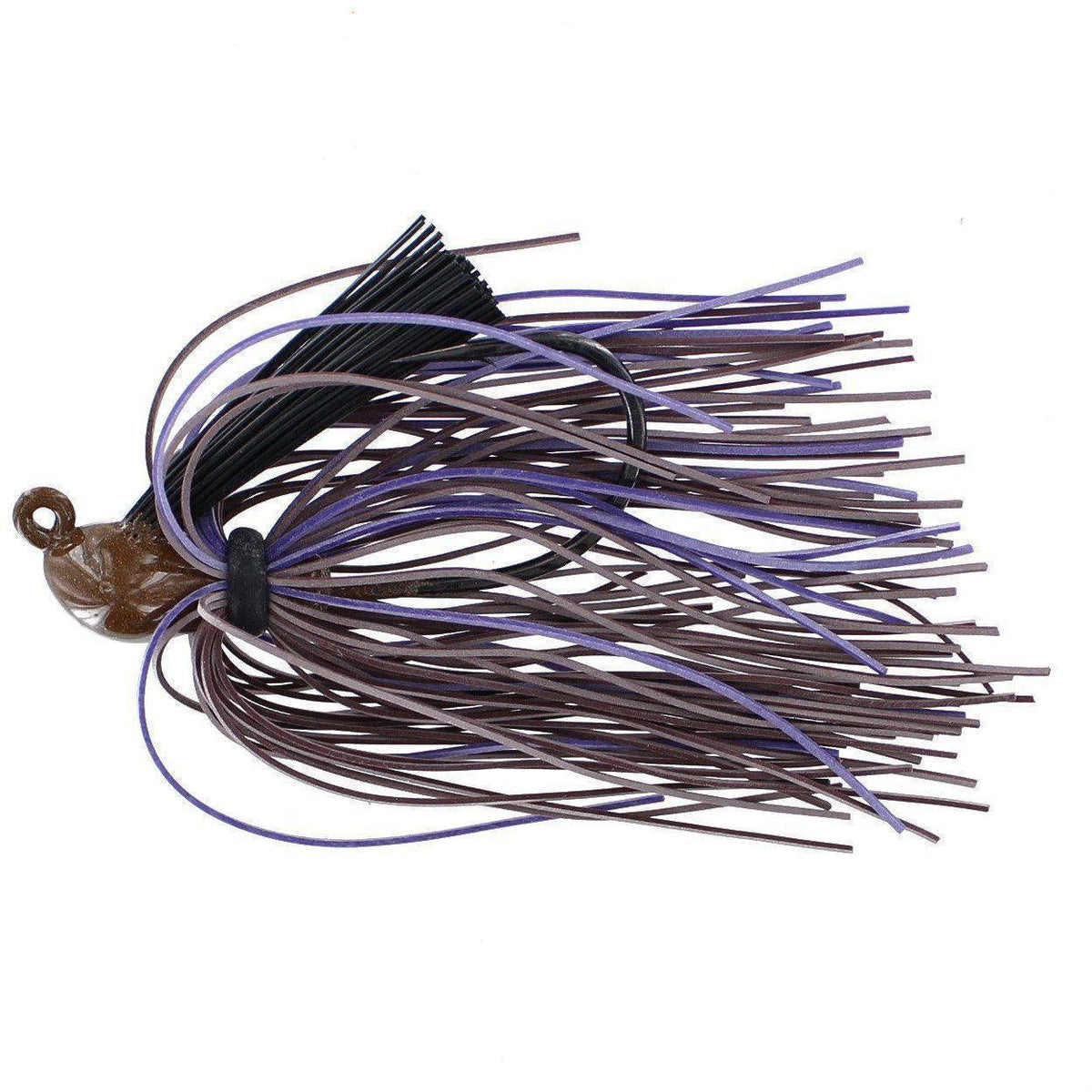 Georgia Jig Brown And Purple Living Rubber 14 1/2 OZ 