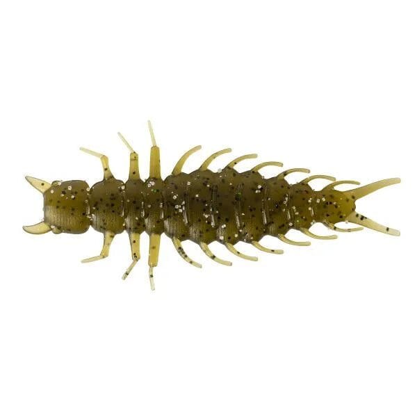 Great Lakes Finesse 2.4" Juicy Hellgramite-Green Pumpkin-