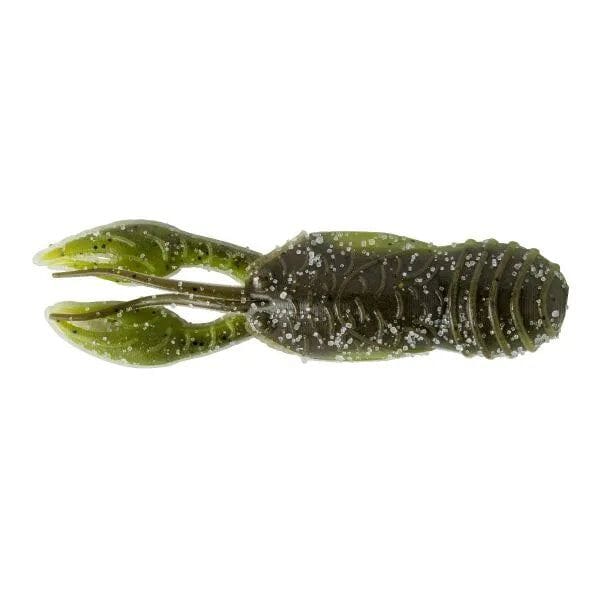 Great Lakes Finesse Juvy Craw Tube-Green Pumpkin Watermelon-2.5"-