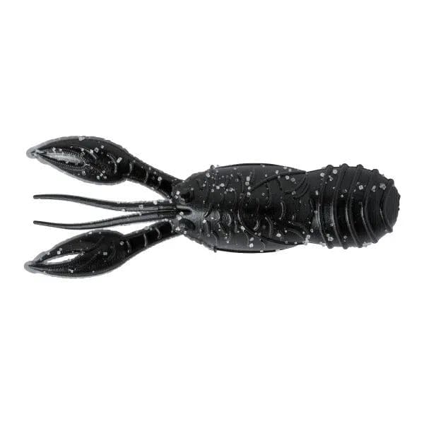 Great Lakes Finesse Juvy Craw Tube-Matte Black-2.5"-