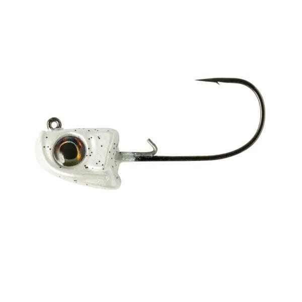 Great Lakes Finesse Sneaky Swimbait Head 2pk 1/4 1 White Shad 