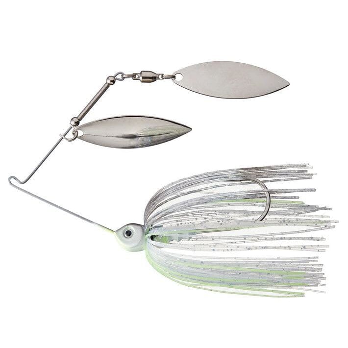 Greenfish Bad Little Blade Double Willow Spinnerbait-New's Flash-5/16oz-