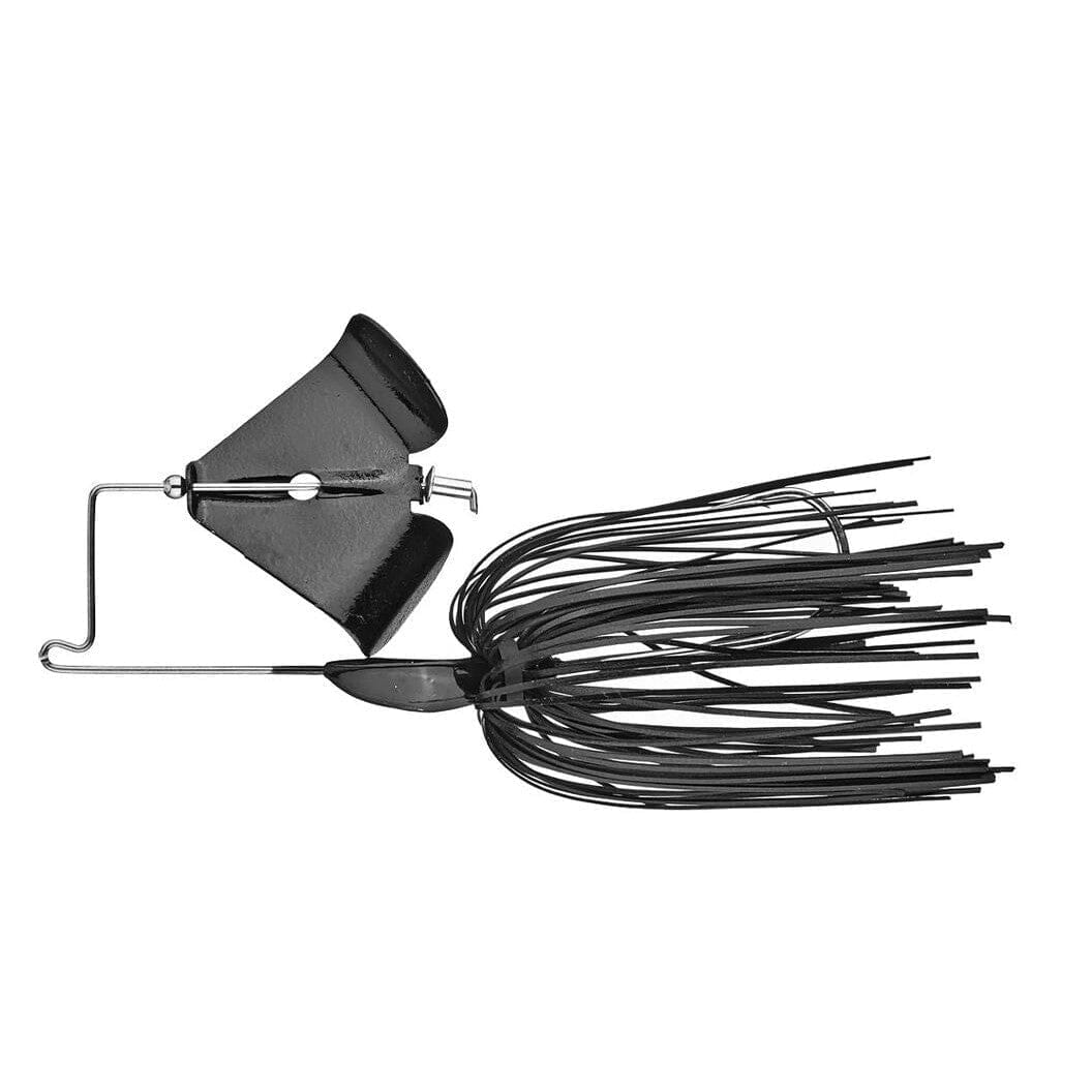 Greenfish Tackle Hammerhead Buzzbait-Black/Black-1/2oz-