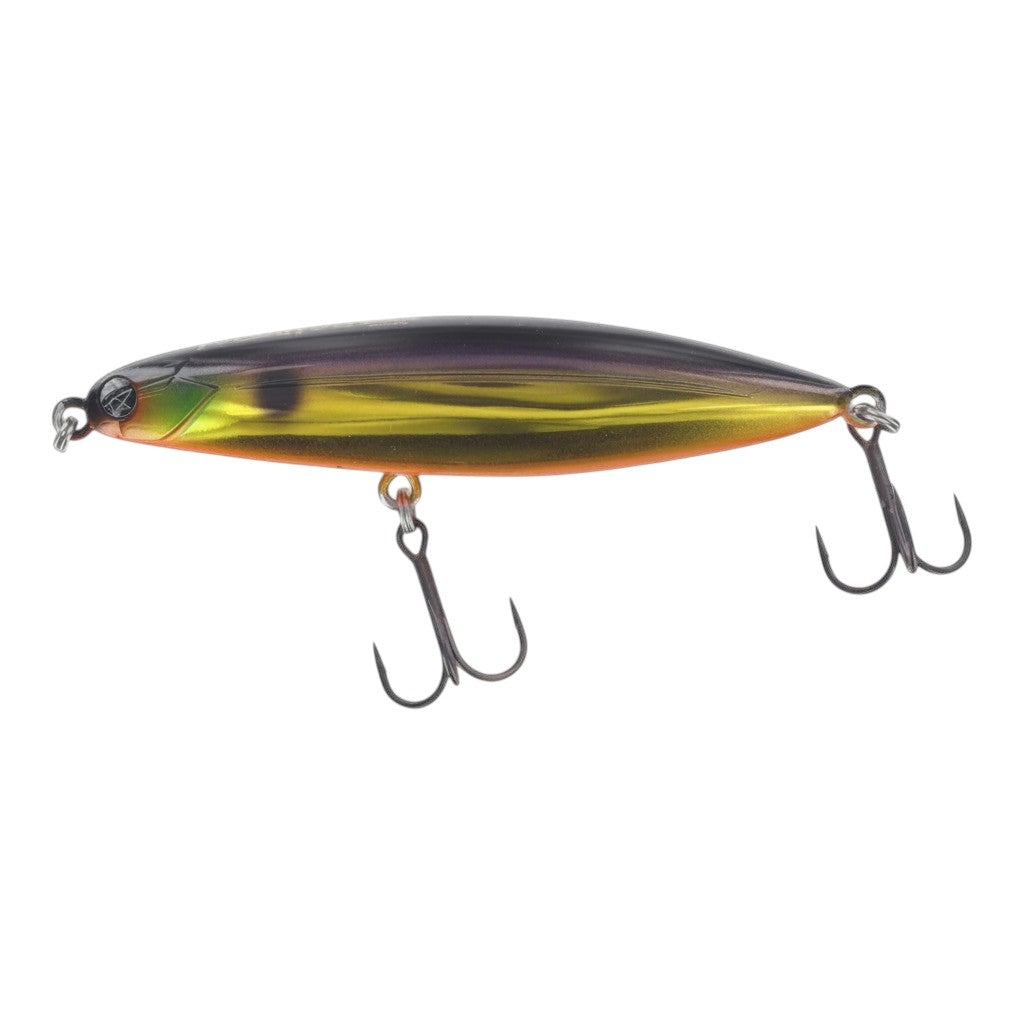 Hammonds Fishing Fish Magnet Tygan 90 floating lure in metallic gold and black with two treble hooks