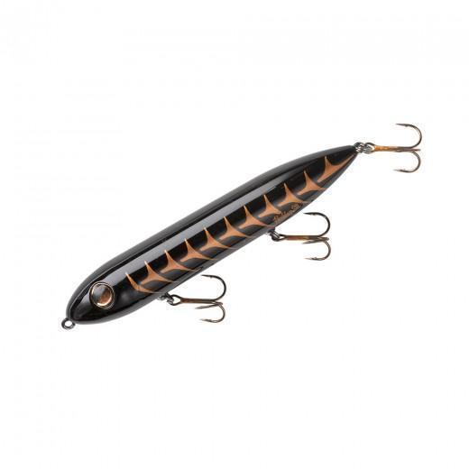 Heddon Super Spook Black Shore Shad 