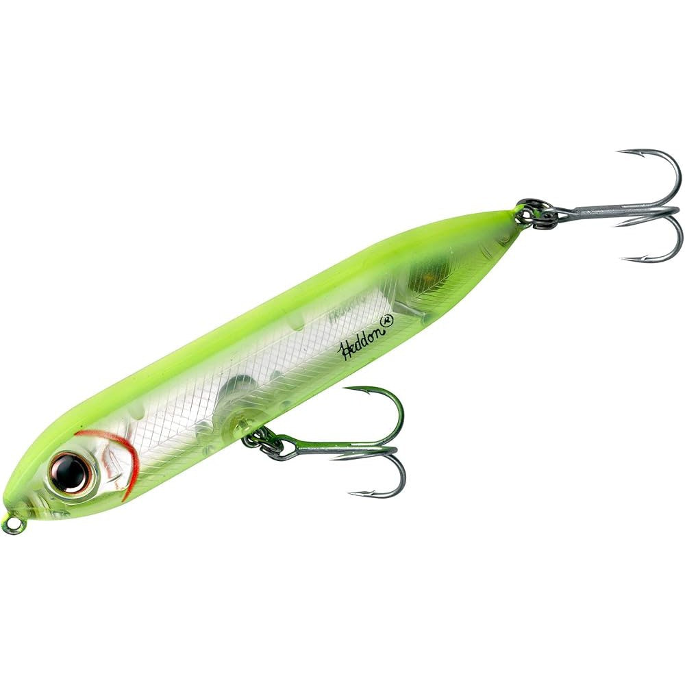 Heddon Super Spook-Chartreuse Silver Insert-