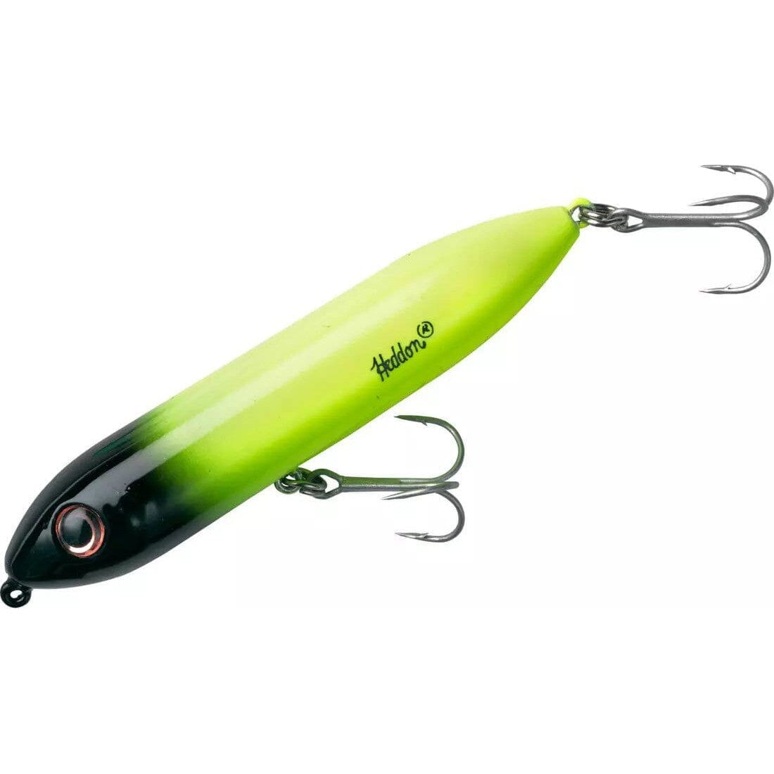 Heddon Super Spook Jr.-Chartreuse Black Head-