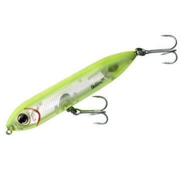 Heddon Super Spook Jr.-Chartreuse Silver Insert-