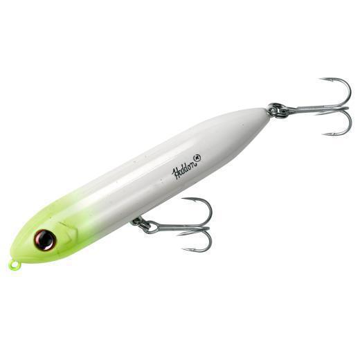 Heddon Super Spook Jr.-White Chart Head-