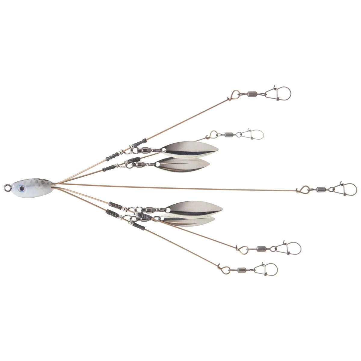 Hog Farmer Baits Tactical Bassin Mini Rig 5 Hook 4 Bld 