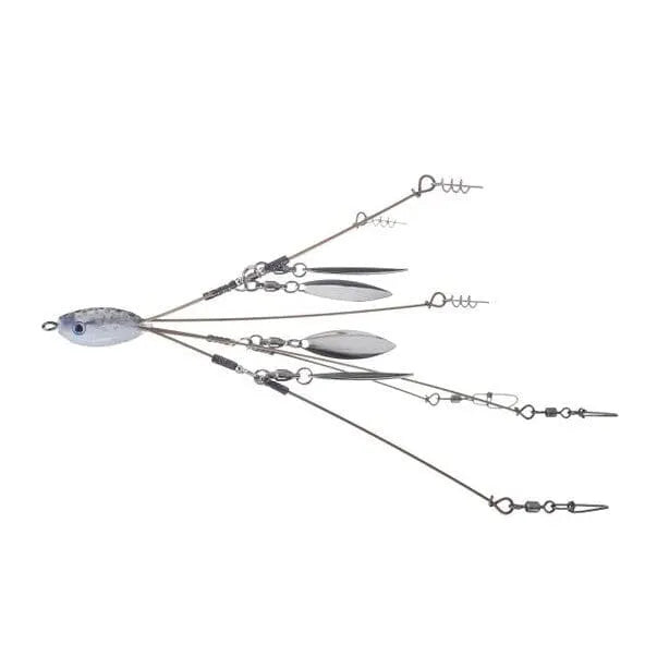 Hog Farmer Tactical Bassin Mini Flex Rig 4 Blade 