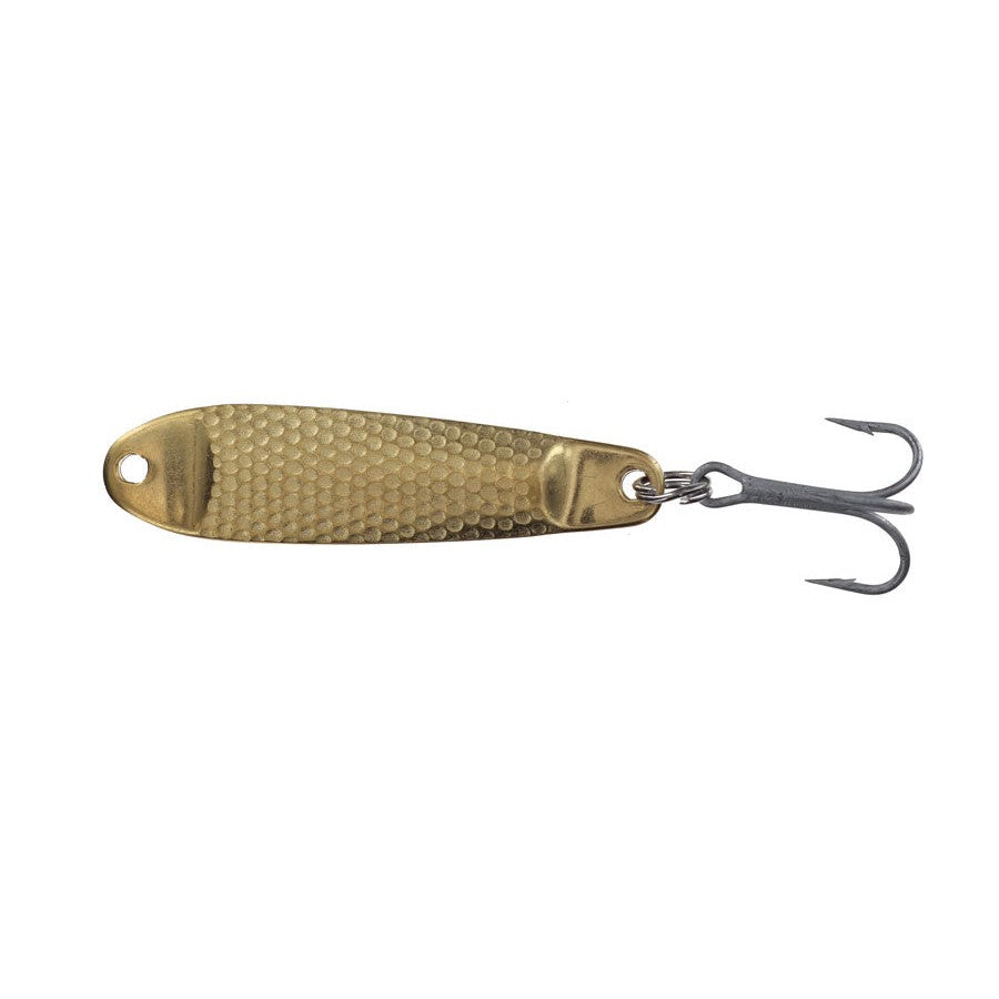 Hopkins Shorty Hammered Treble Hook Spoon-Gold-1/2 oz-