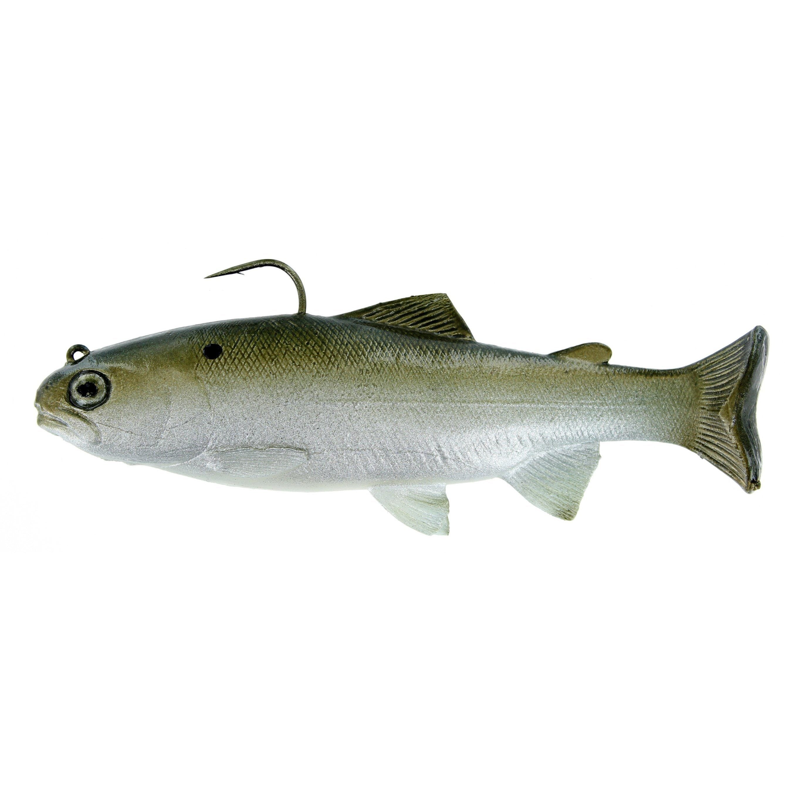 Huddleston Deluxe Huddleston 6" Trout (Top-Hook) Silver Green ROF-05 