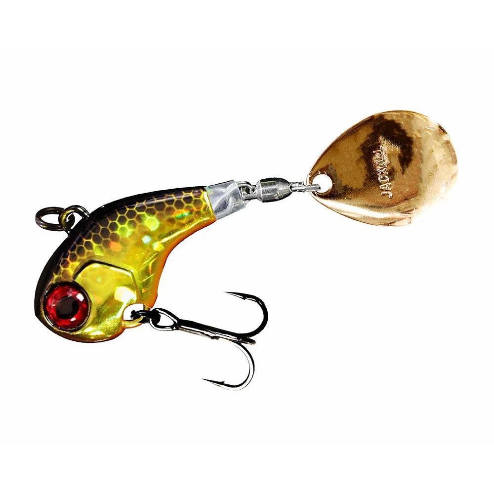 Jackall Deracoup Tail Spin Jig 1/2 oz Gold and Black 