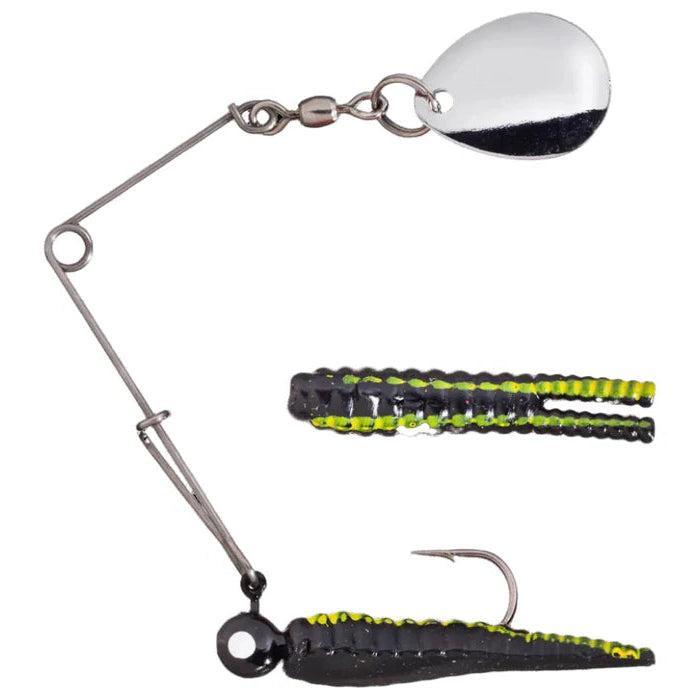 Johnson Beetle Spin-Black/Yellow Stripe-1/32oz-