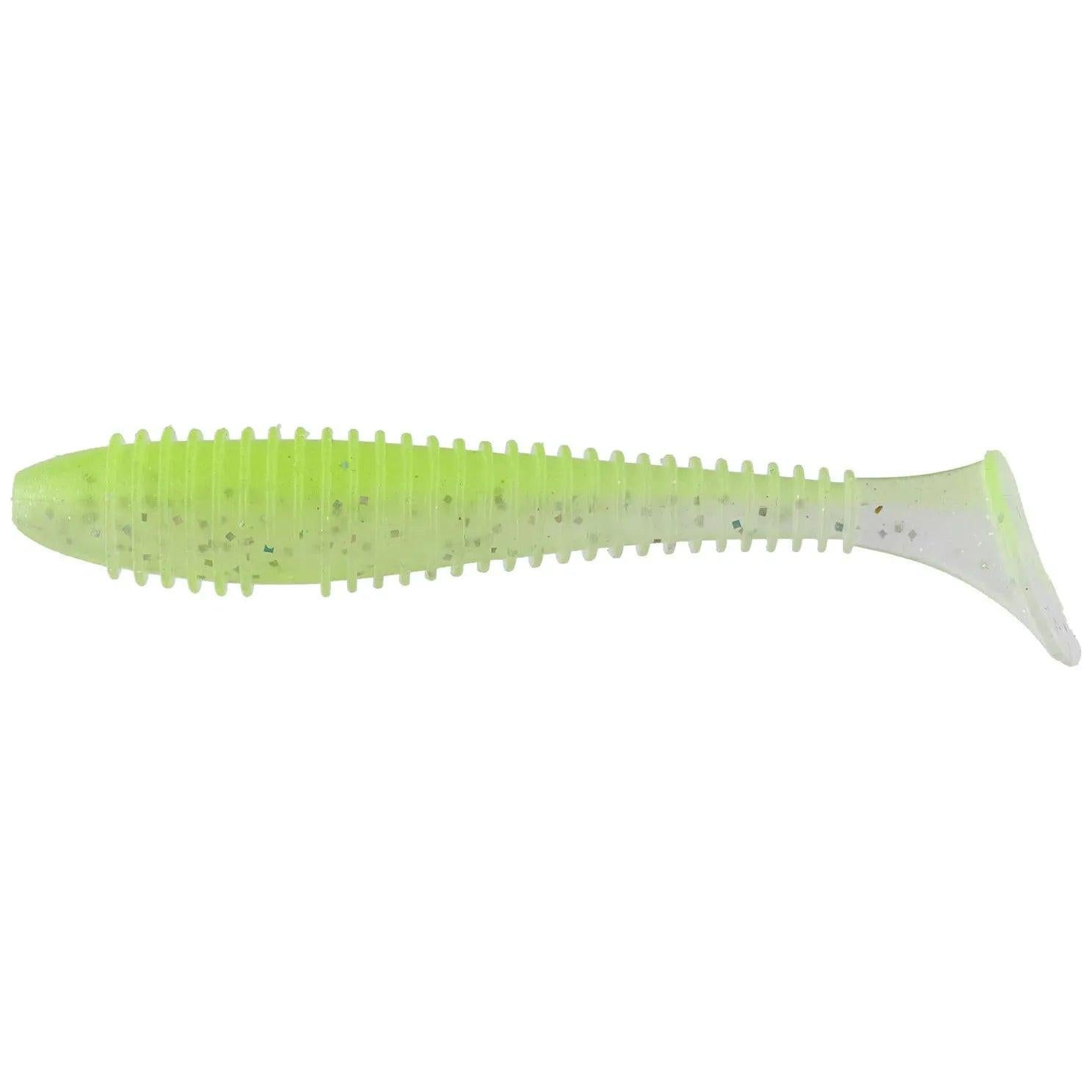 Keitech Fat Swing Impact Chartreuse Shad 2.8 