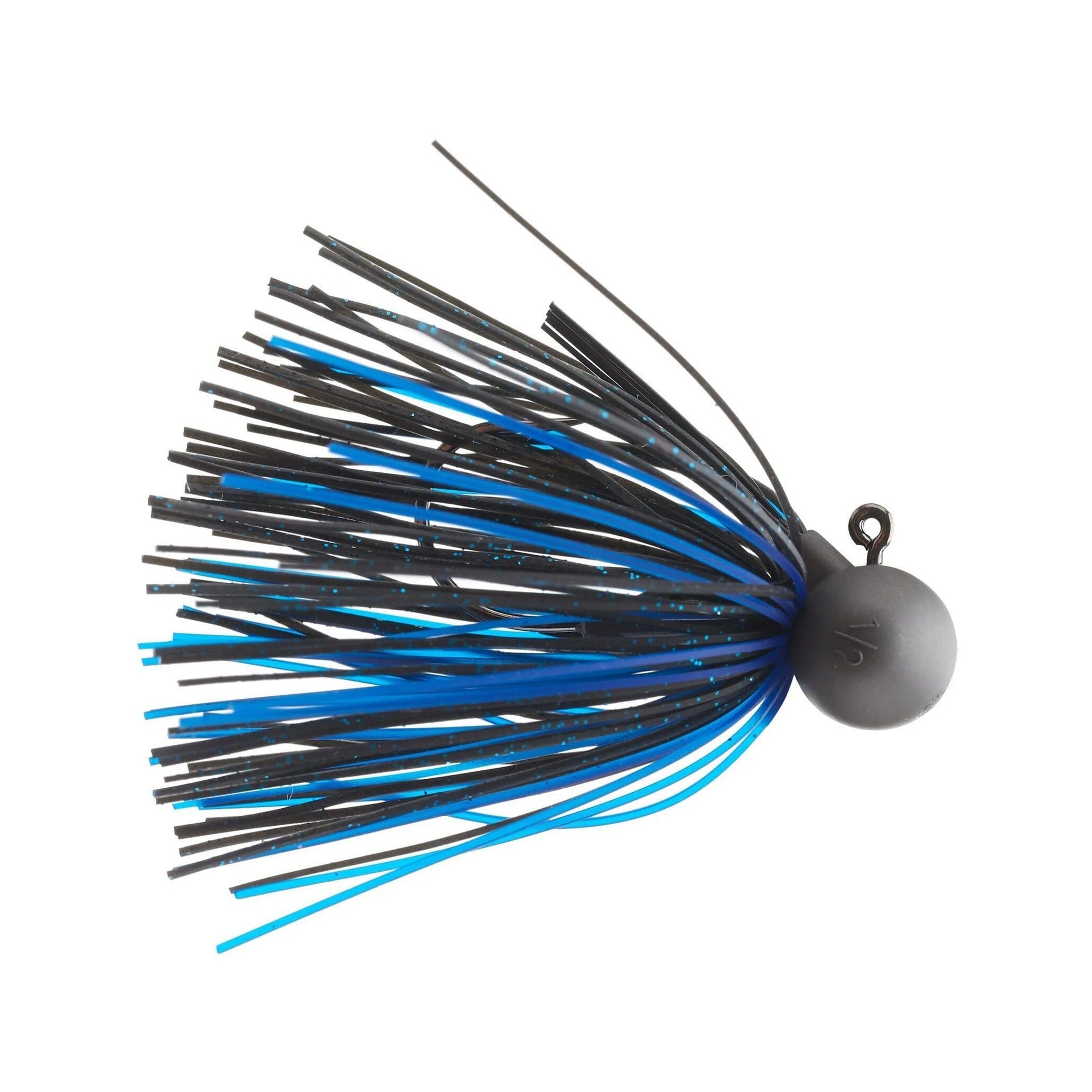 Keitech Tungsten Football Jig-Black Blue-1/2 oz-