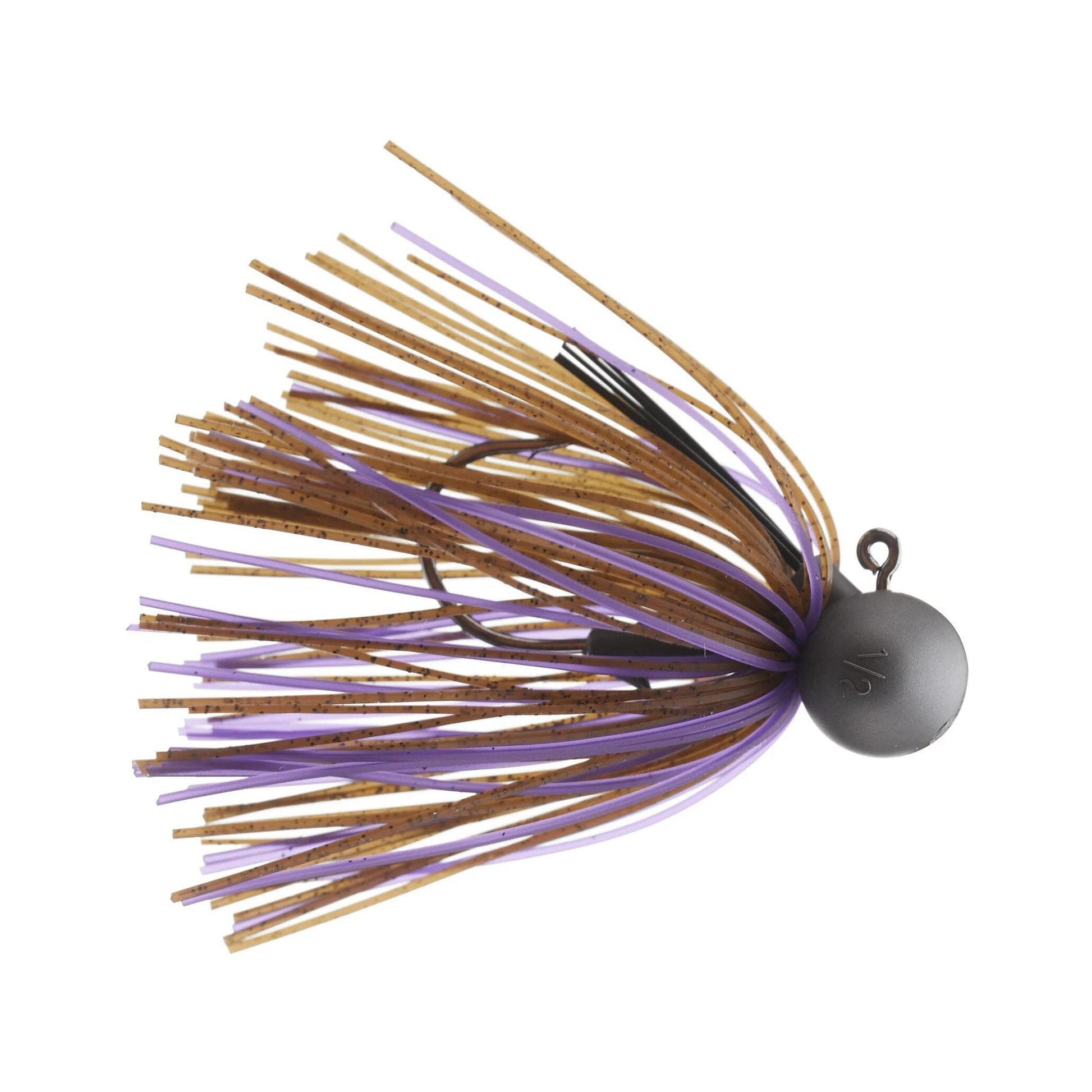 Keitech Tungsten Football Jig-Brown Purple-1/2 oz-