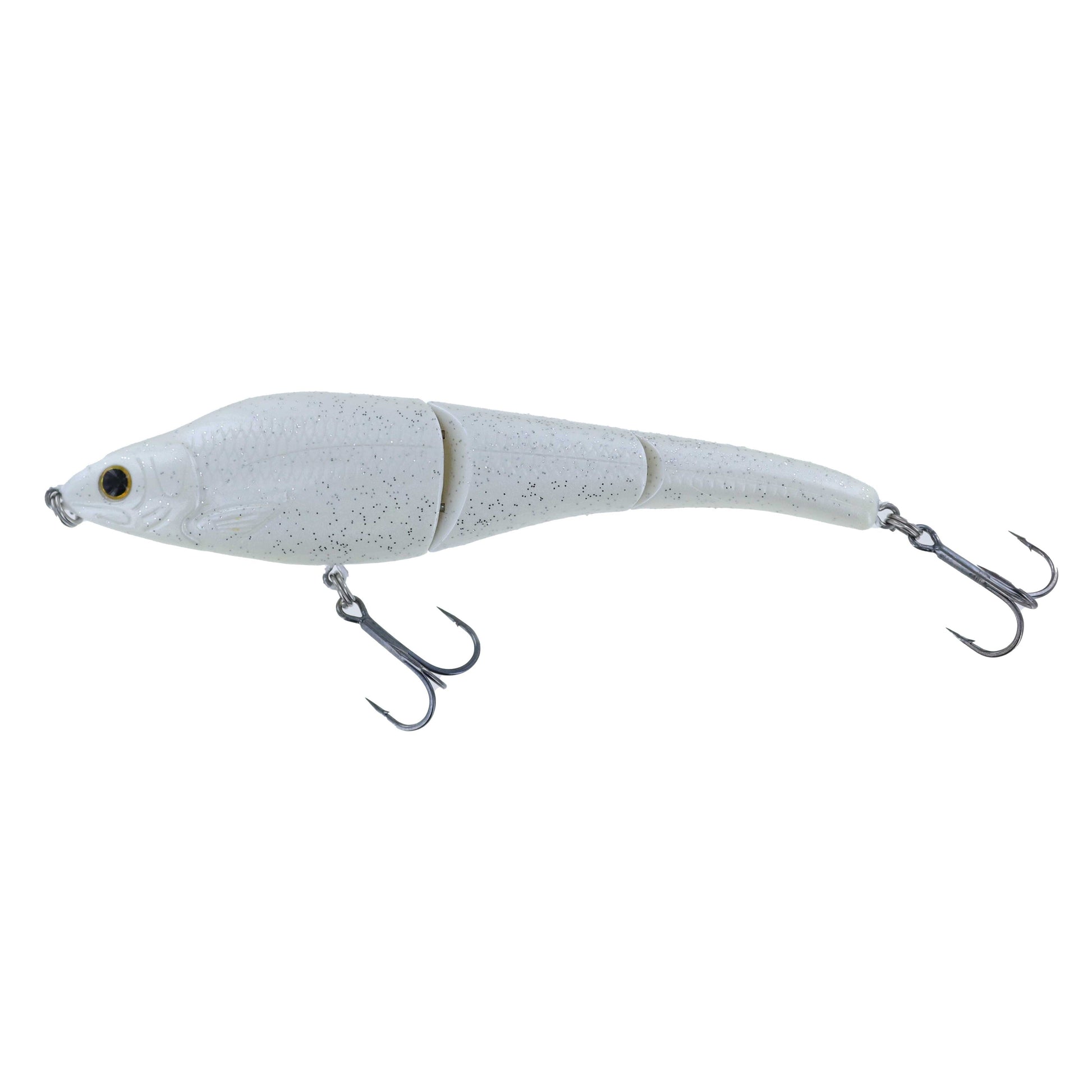 Lanier Baits 125mm Hard Swimmer-Pearl Silver-