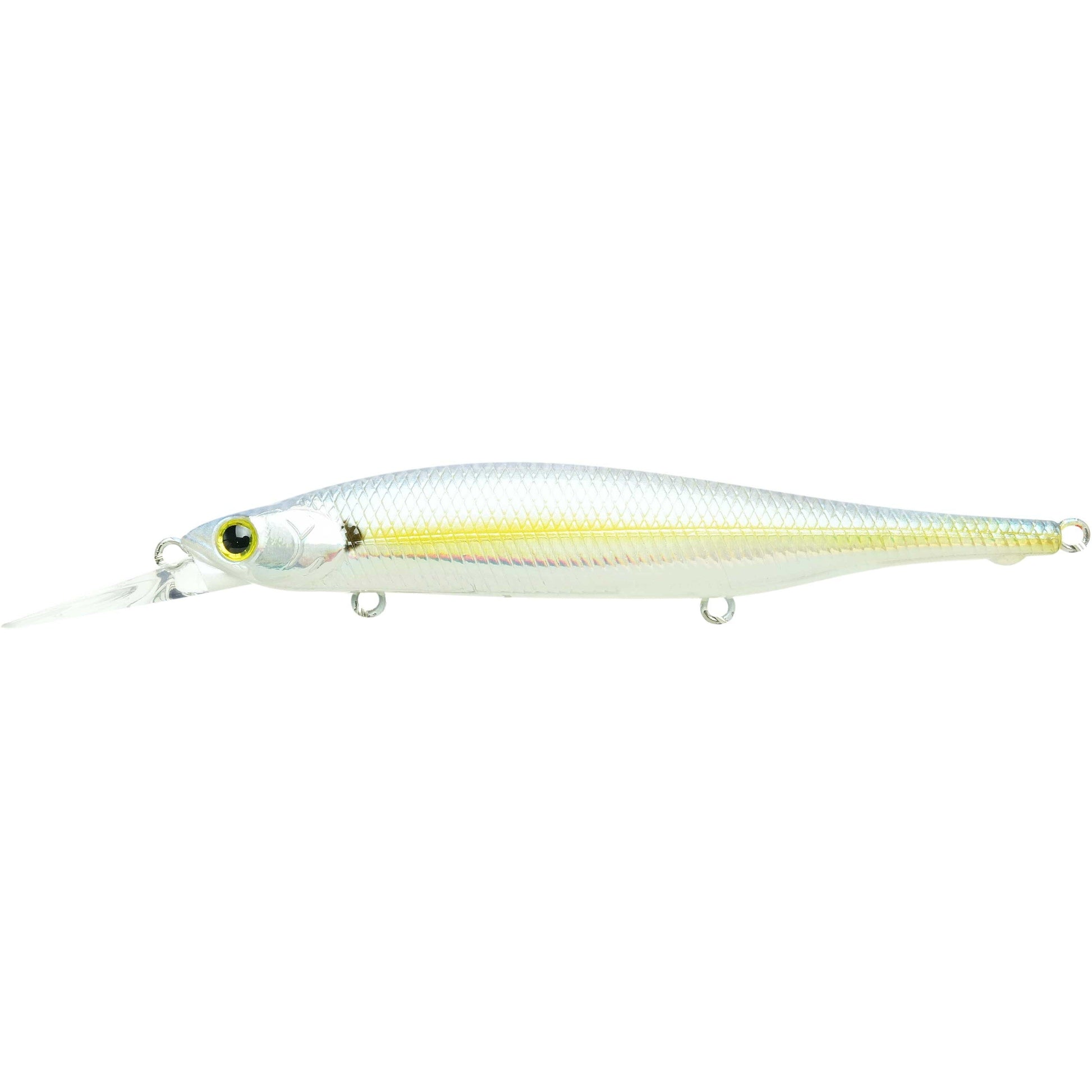 Lightning Pointer 100DD MG-S-Metalic Half Mirror Chartreuse Shad-Sinking-