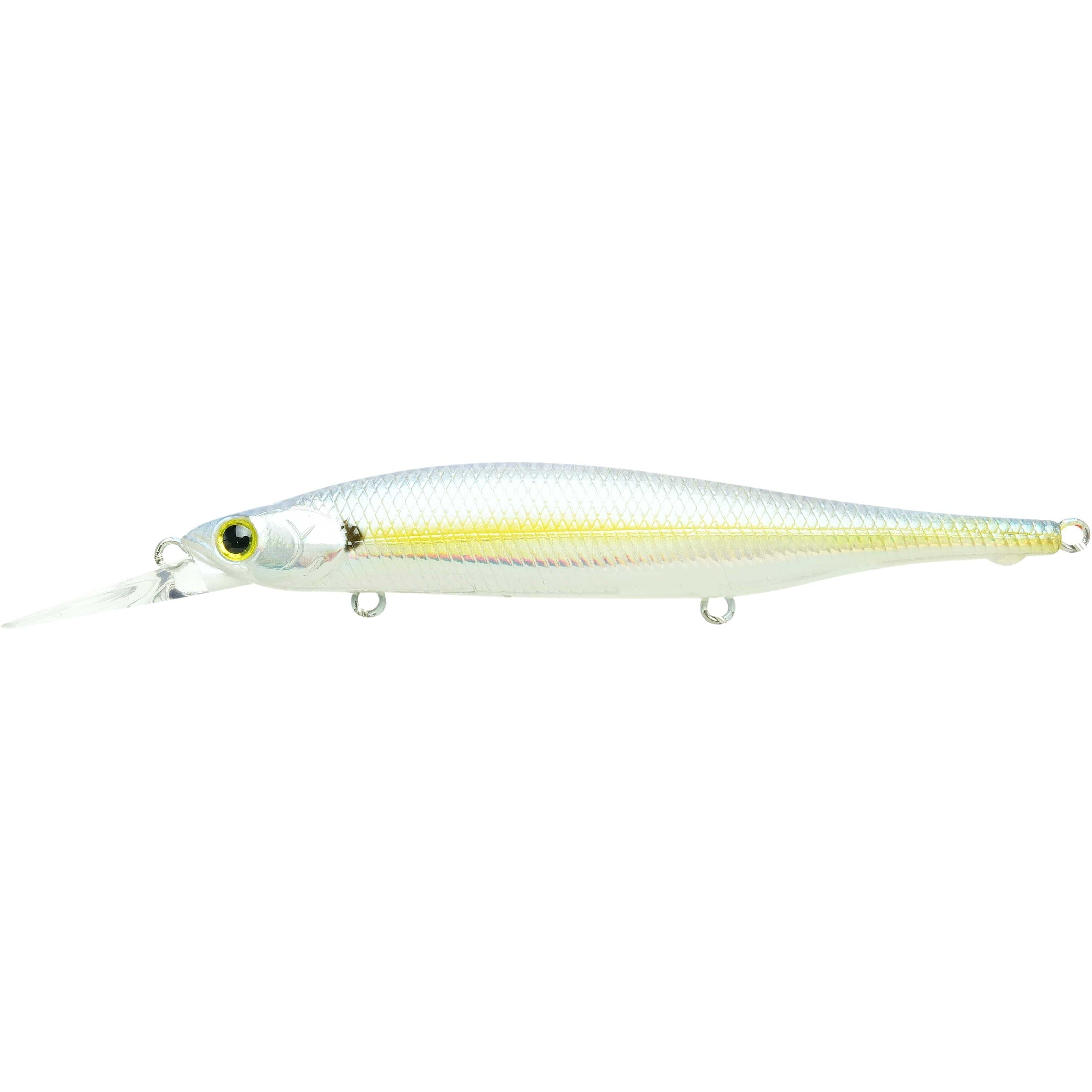Lightning Pointer 100DD MG-S-Metalic Half Mirror Chartreuse Shad-Sinking-