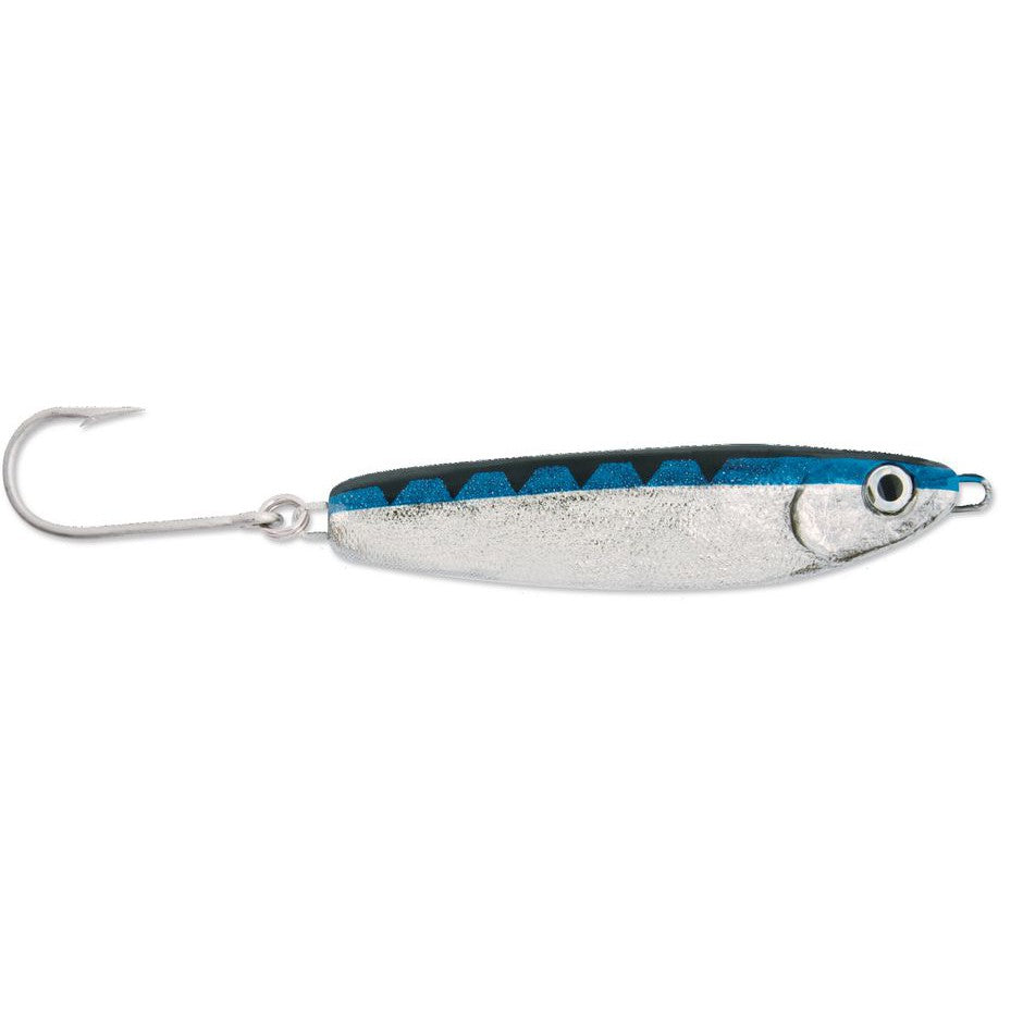 Luhr Jensen Crippled Herring Spoon Chrome Blue 1/2 oz 