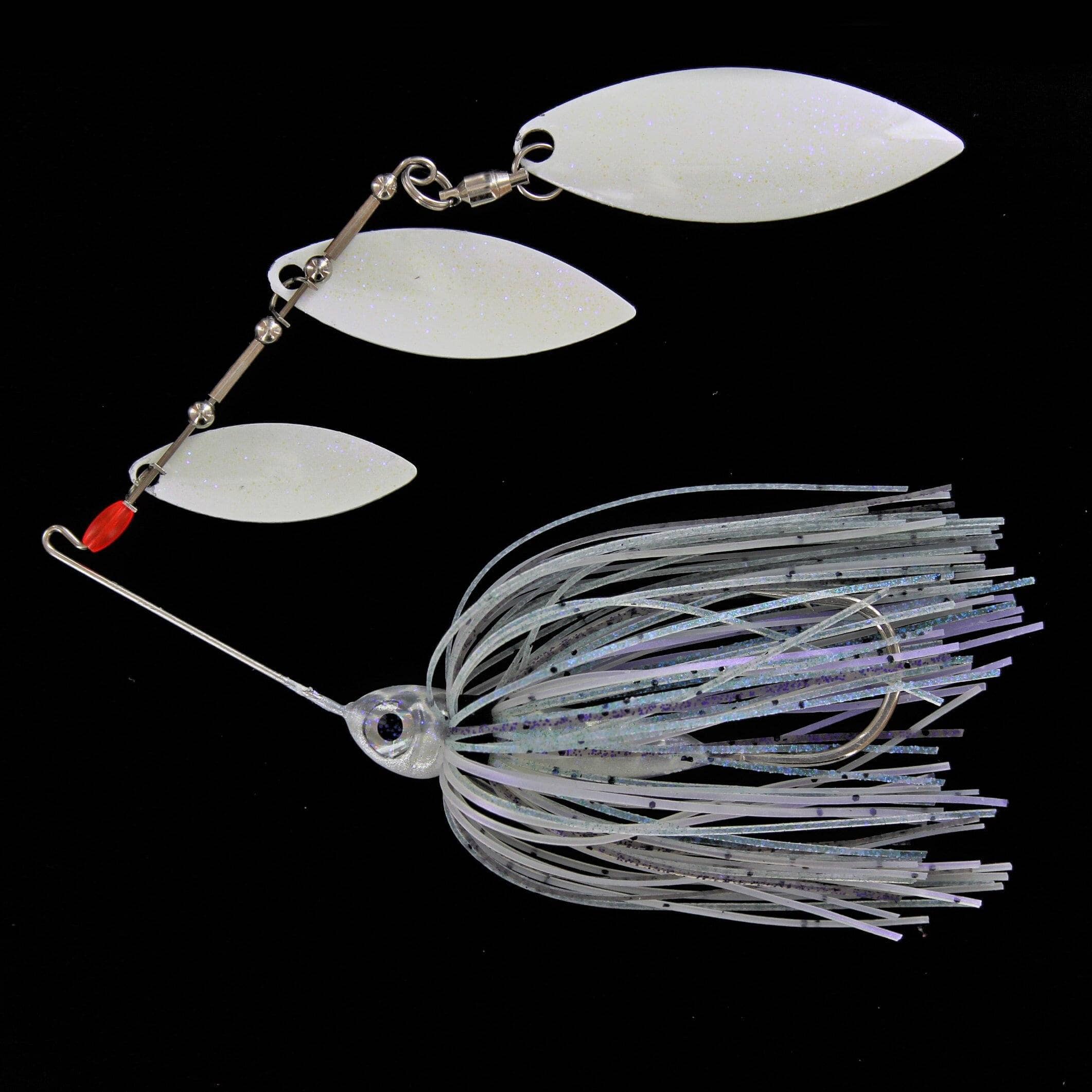 Mini Me 3 Blade Spinnerbait-Lavender Shad 3wp-1/2 oz-