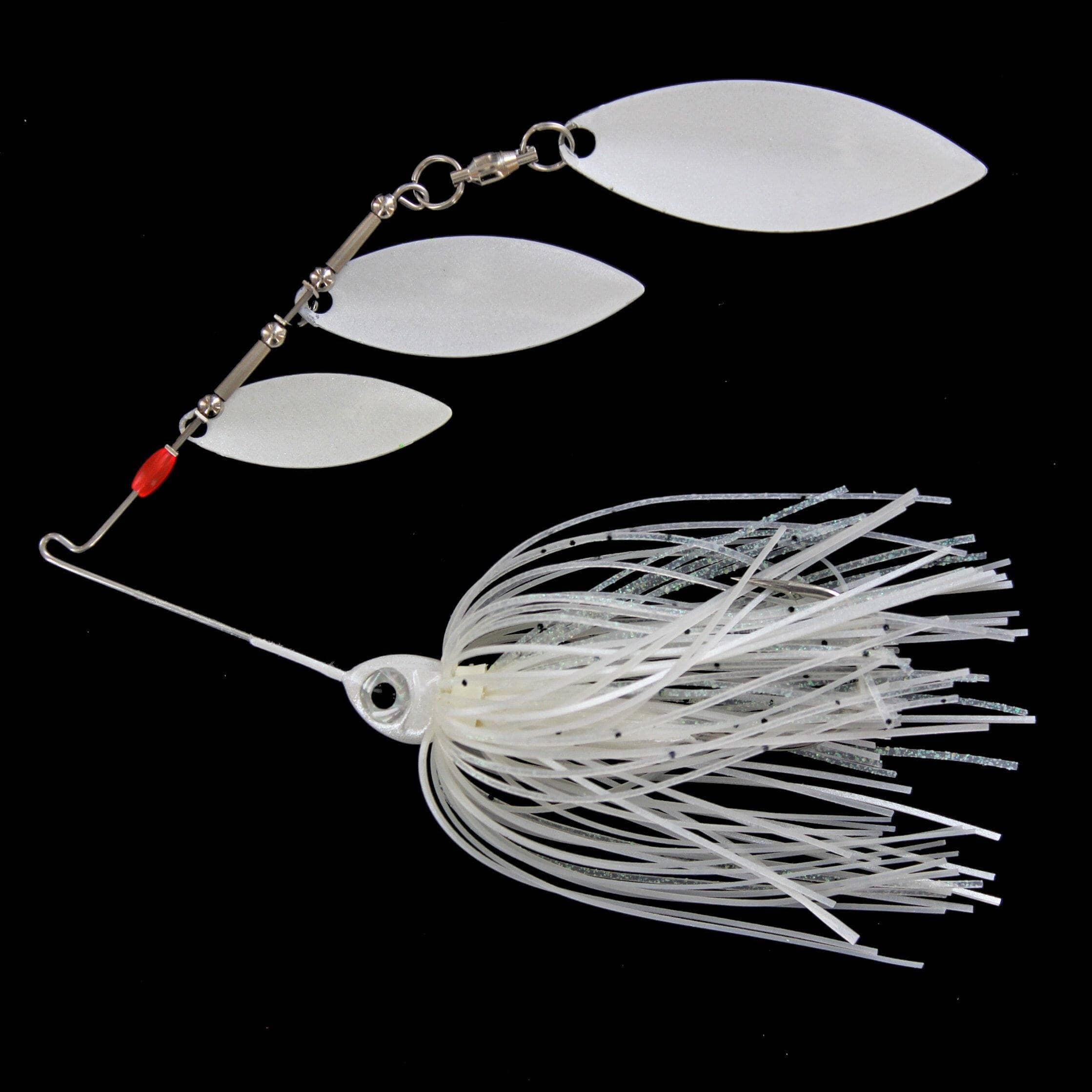 Mini Me 3 Blade Spinnerbait-Platinum Pearl 3wp-1/2 oz-